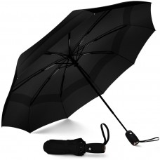Зонт Repel Travel Windproof, чёрный
