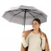 Зонт Repel Travel Windproof, серый