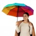 Зонт Repel Travel Windproof, цвета радуги