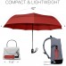 Зонт Repel Travel Windproof, красный