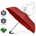 Зонт Repel Travel Windproof, красный